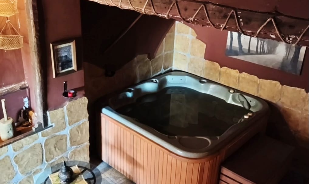 Jacuzzi privado del alojamiento
