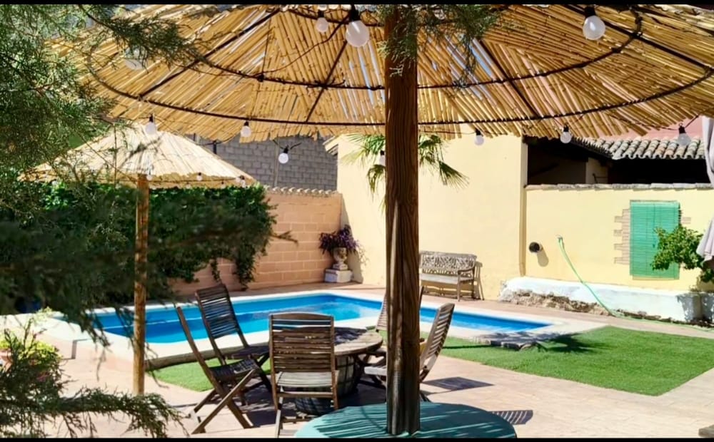 Zona de baño de la piscina